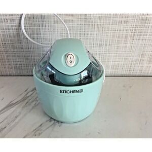 Mini Pint Size Ice Cream Yogurt Sorbet Maker Aqua HSN Kitchen HQ New! BxQQ